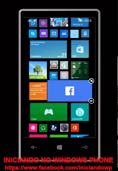 Tiles Transparentes No Windows Phone 8 1
