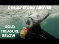 Underwater Metal Detecting ($1,000,000 Hail Storm Destroys Everything!!) Found Gold & Diamonds