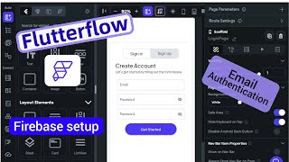 Famous Flutterflow Firebase setup and Email authentication complete guideline for beginners. Profile