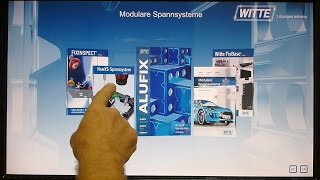 ventuz presentation - very fast page access in documents at the booth
