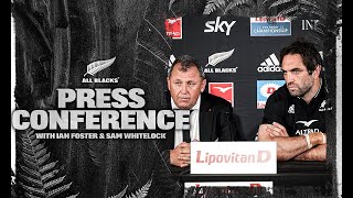 Ian Foster & Sam Whitelock react to Bledisloe Two | Press Conference (Auckland)