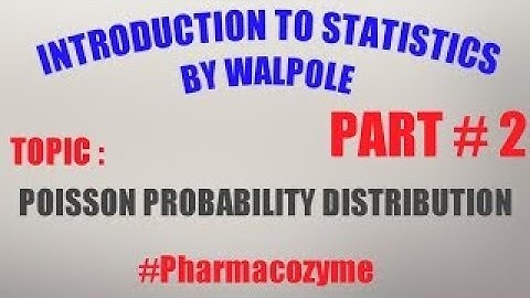Poisson Probability Distribution || Statistics Part-2