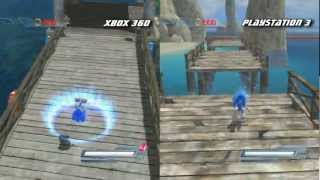 Sonic The Hedgehog (2006): PS3 Vs. 360 Light Speed Glitch