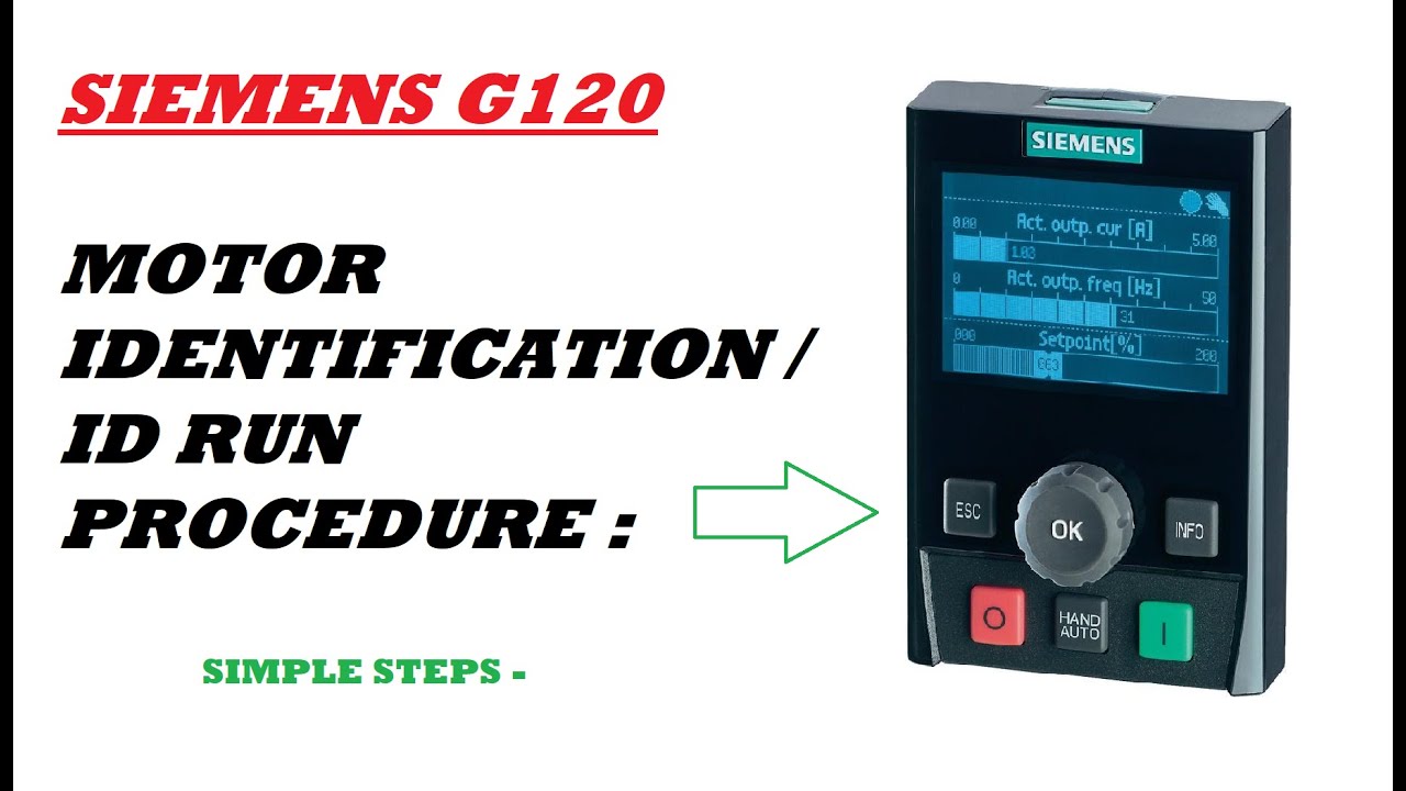 SIEMENS G120 DRIVE MOTOR IDENTIFICATION ID RUN PROCEDURE YouTube siemens-g120-drive-motor-identification-id-run-procedure-youtube