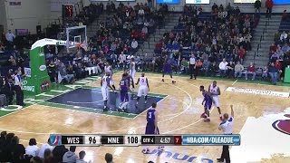 Andre Stringer sinks the three plus the foul!