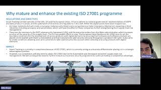 Smart Tracking Ltd Cyber Resilience Board Presentation
