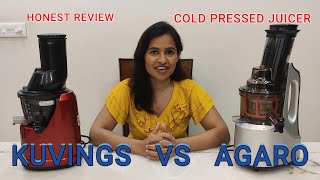 Kuvings B1700 vs Agaro Imperial Cold Press Juicer | Best Cold Pressed Juicer in India 2024