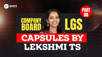 Company board LGS Capsules By Lekshmi miss |Par -08 |  Entri 
