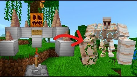 How to summon a Super iron Golem!