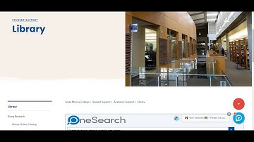 SMC Library Website Tour