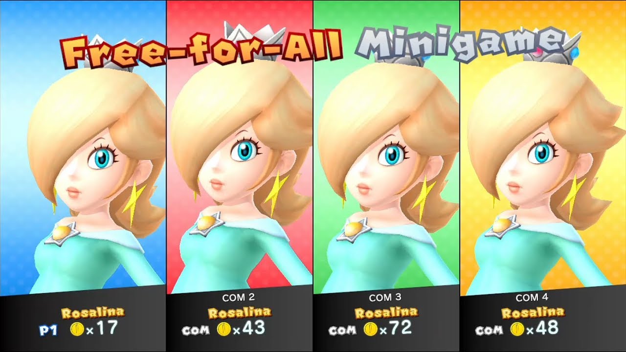 Mario Party 10 - Amiibo Party ( Rosalina Board ) Master Difficulty #1 MARIO CRAZY