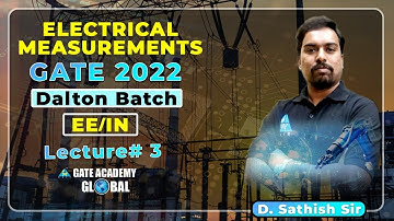 #3|Moving Iron Instrument Part-1|Electrical Measurement By D.Sathish Sir|Dalton Batch |GATE 22|EE/IN