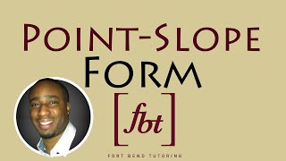 Writing Linear Equations: Point-Slope Form [fbt] (Point Slope Form)