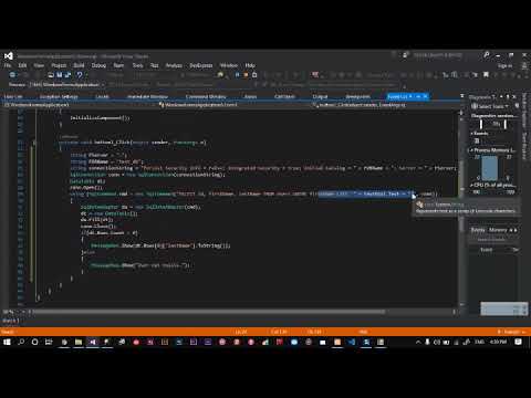 SQL Injection C#, SQL Server