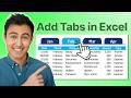 Create Clickable Tabs Inside an Excel Sheet thumbnail