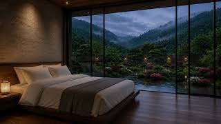 🌙 Sleep Fast with Soothing Piano & Rain Sounds | Calm Mind, Relieve Stress & Deep Sleep