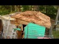 Roof tiles for a wooden shed 
