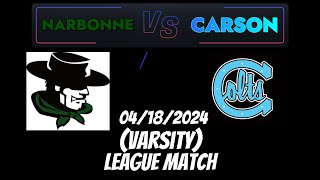 2024 Carson High Boy’s Volleyball (Varsity): League Match (Narbonne vs Carson)