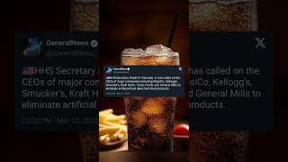 RFK Jr. Urges Major Food Companies to Ditch Artificial Dyes! #news