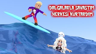 Dalgalarla Savaştım Herkesi Kurtardım | Roblox Tsunami Simulator