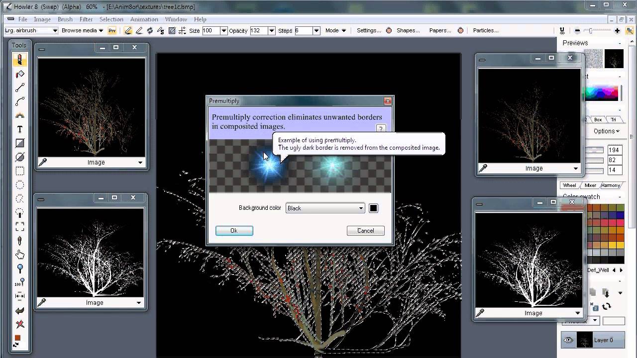 Premultiply Alpha And Removing Glowing Edges2 Art Instructions Glow Photoshop Illustrator