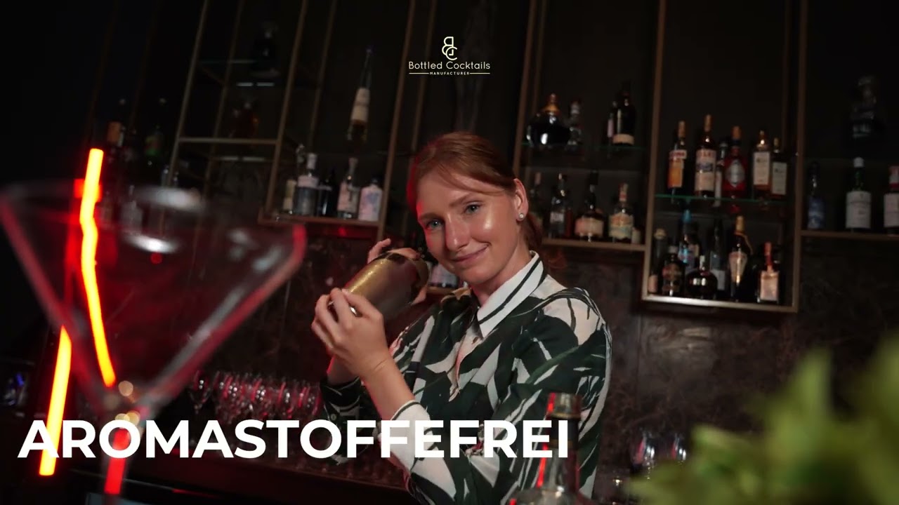 Bottled Cocktails Manufacturer - Bartender in der Flasche.