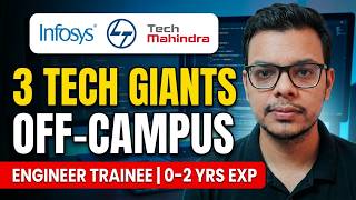 L&T, Infosys, Tech Mahindra Hiring Announced | Off-Campus Drive | 2026, 2025 Batch Hiring