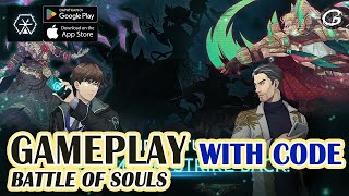 BATTLE OF SOULS GAMEPLAY & CODES - MOBILE GAME (ANDROID/IOS) screenshot 1
