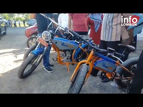  SEPEDA  LISTRIK  KARYA ANAK  LOMBOK YouTube