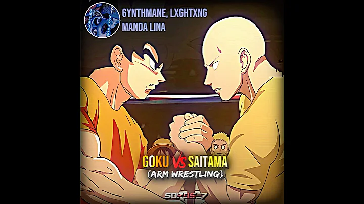 GOKU VS SAITAMA | ARM WRESTLING 💀 | ONE PUNCH MAN EDIT🐐🔥#youtubeshorts #onepunchman #goku