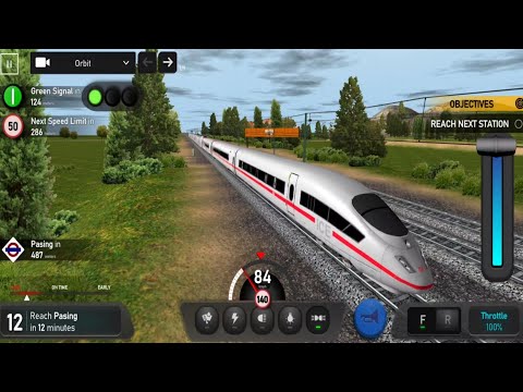 Euro train simulator 2 best Android gameplay hd #1| euro 2| low mobile gameyt