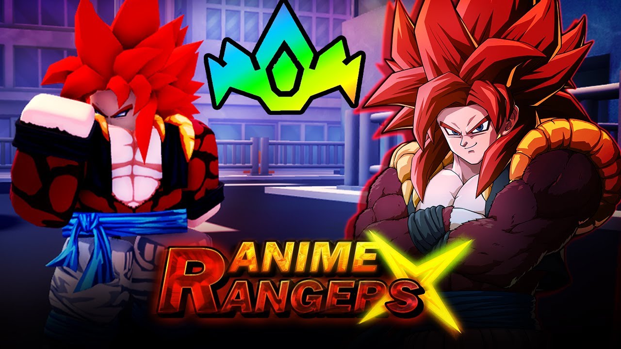 Sovereign SSJ4 Gogeta Showcase in Anime Rangers X Roblox Primal