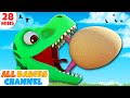 Dinosaur Song | All Babies Channel 3D Nursery Rhymes & Kids Songs Collection