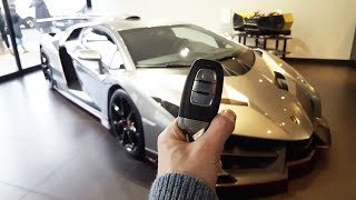 Lamborghini Veneno: Indepth Exterior and Interior Tour! w/ Cold Start!