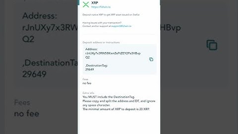 5/12/2022 Quantum Stellar Initiative (QSI) Tutorial - How to Deposit Fchain io XRP into Lobstr