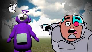 FNF Nocturnal Protocol VS Guys look a birdie! Cyborg and Tinky Winky Sing It 🎶