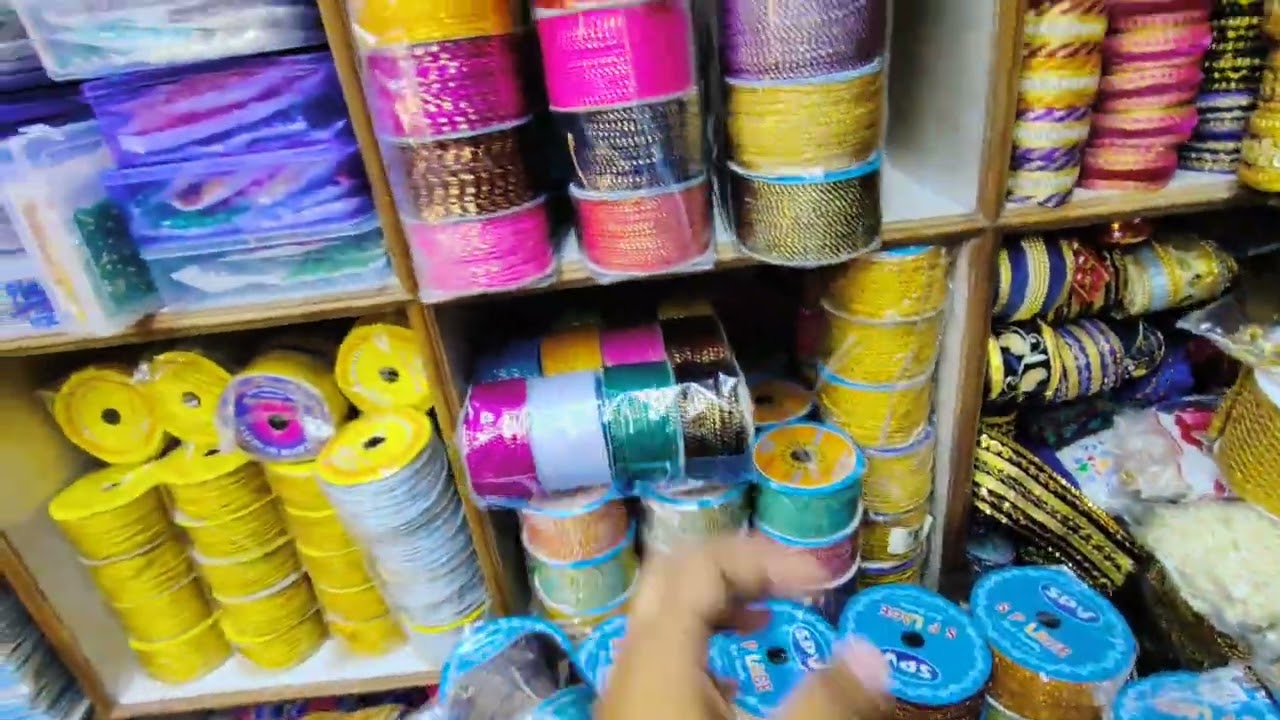 Tailoring blouse dori available in 20 colour set packing// blouse dori starting from 1 rs per mtr