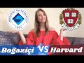 KARŞILAŞTIRMA: HARVARD ÜNİVERSİTESİ VS BOĞAZİÇİ ÜNİVERSİTESİ