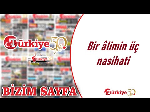 Bir alimin üç nasihati | Dini sesli makale