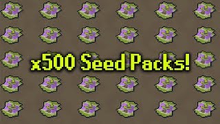Loot From 500 Seed Packs (Hard Contracts) Osrs