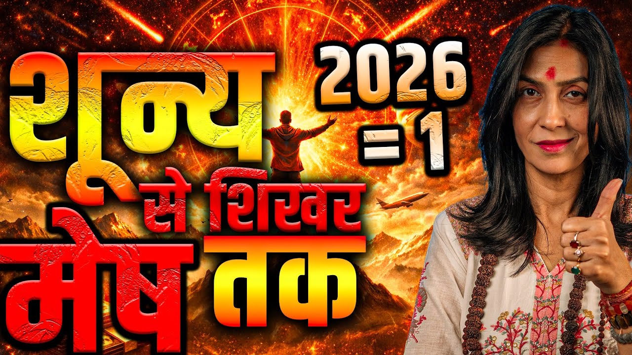 मेष राशि वार्षिक राशिफल 2026 | भाग्य के साथ होगी साल की शुरुआत, करियर और धन में उछाल