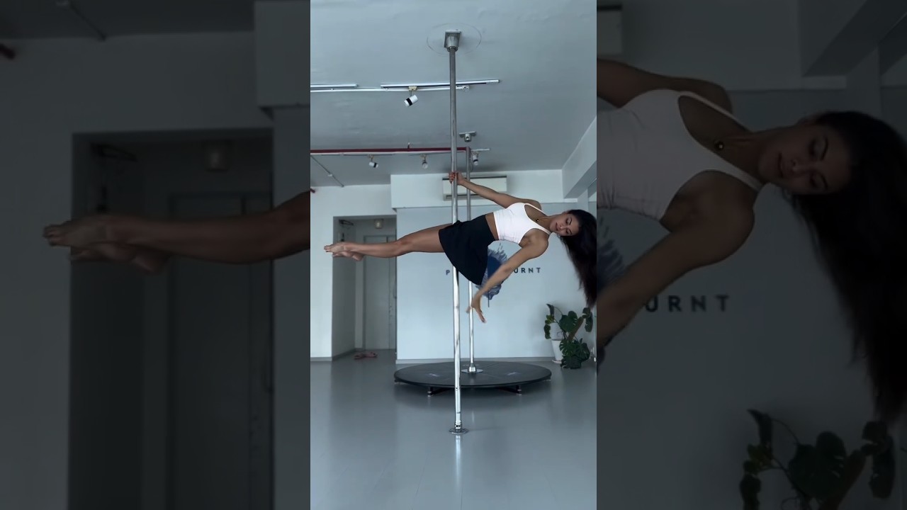 Jacqueline ❤️ poll dance practice 🥰 