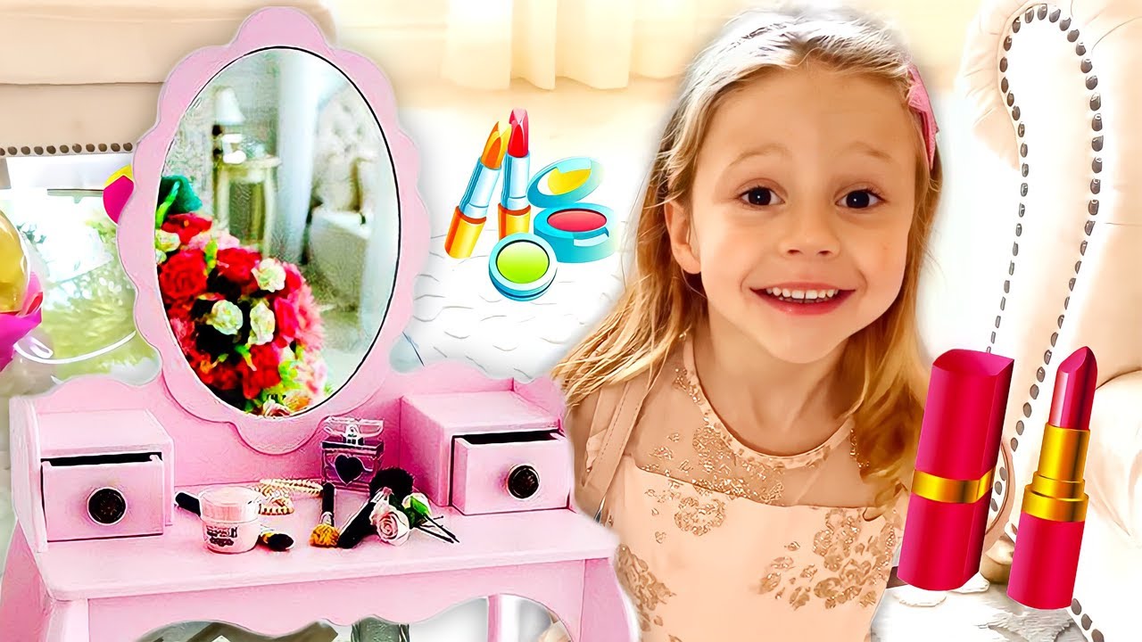 Alice Pretend Princess Frozen Elsa And Anna  The Best videos of 2018 by Kids smile tv