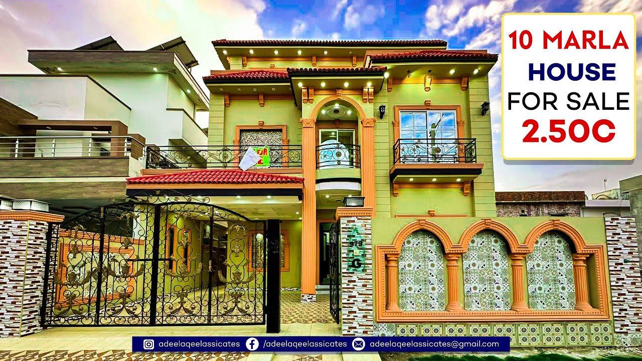 10 Marla Spanish House For Sale in Central Park Housing Society Lahore