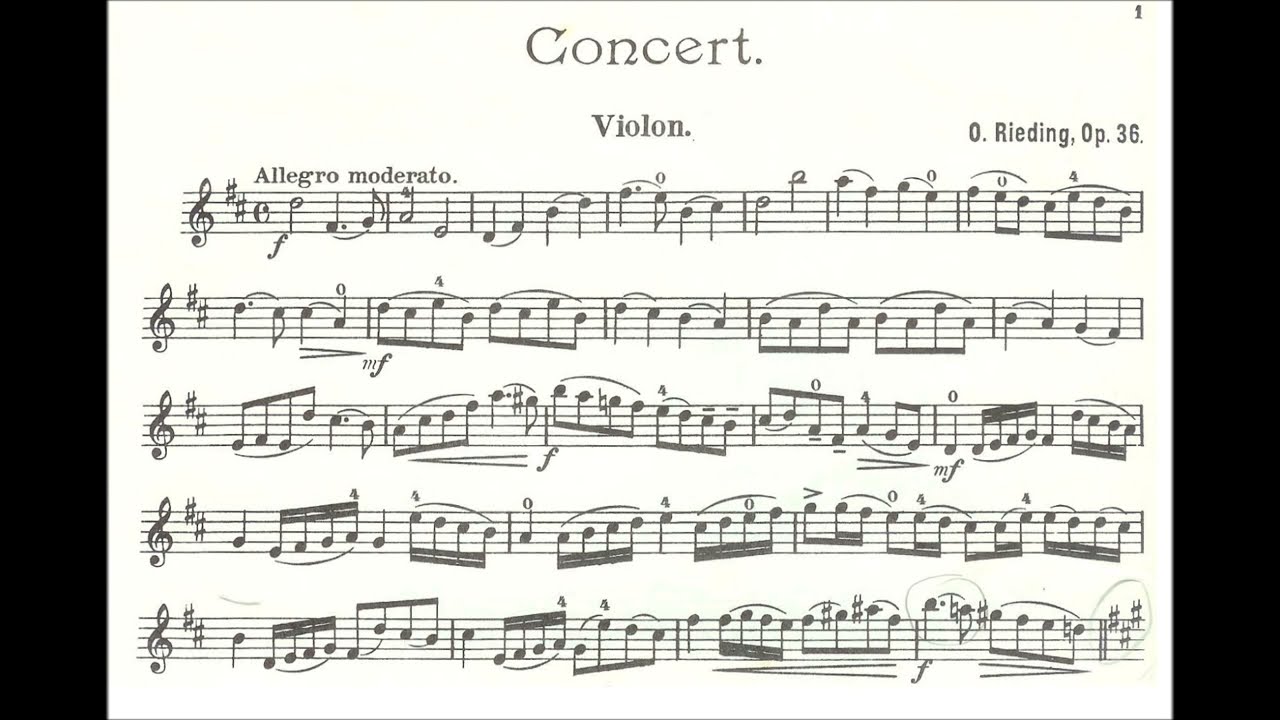 RIEDING opus 36, 3º concerto do 3º ANO