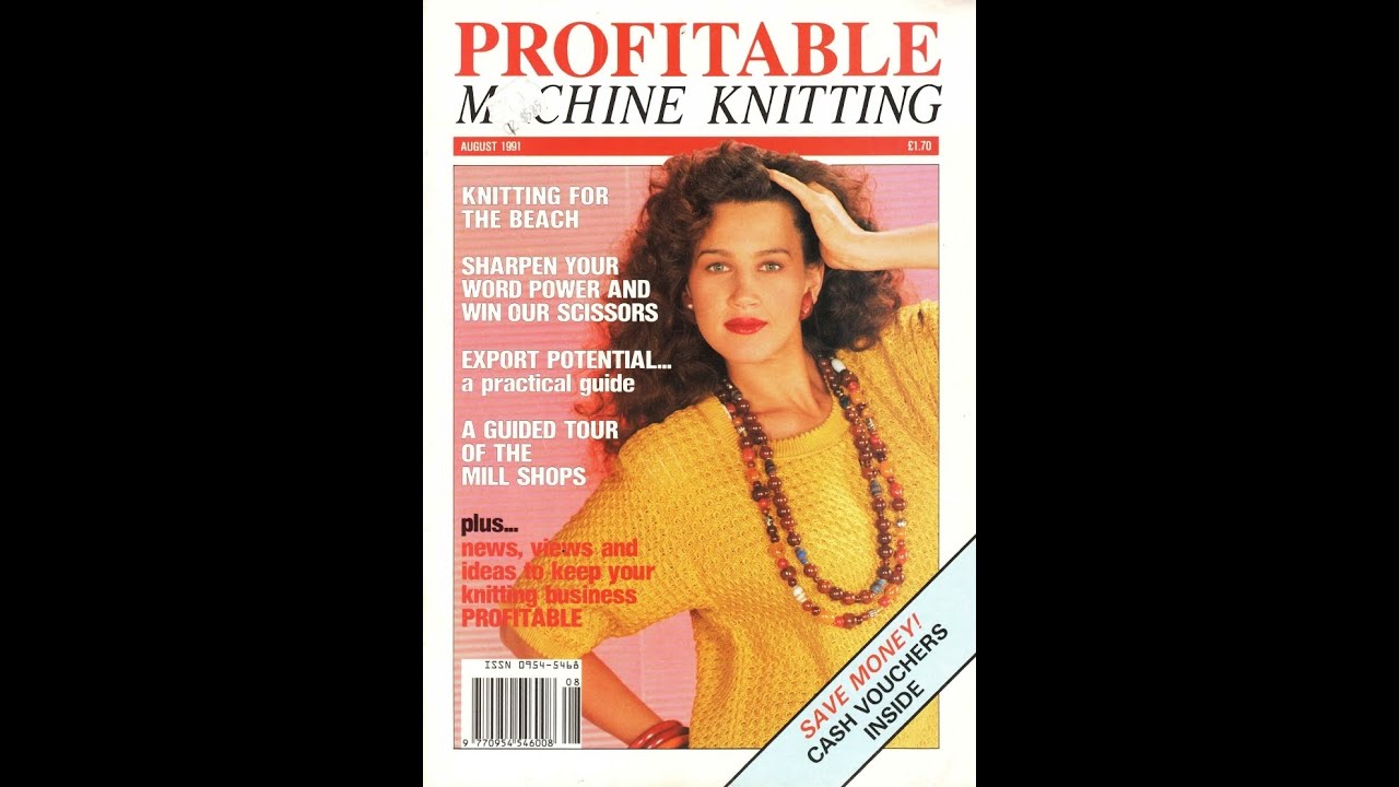 Profitable machine knitting magazine №8 1991 Fashion magazine in english