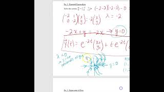 MAT371 3.5 Zero and Repeated Eigenvalues
