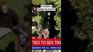 P DIDDY’s SONS in CUFFS #losangeles #miami #seandiddycombs #pdiddy #seancombs #puffdaddy