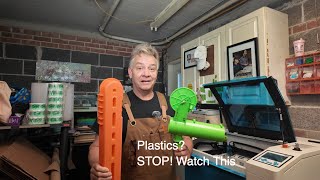 Laser Engraving Plastics? WAIT! Watch This First! Thunder Laser BOLT. 041