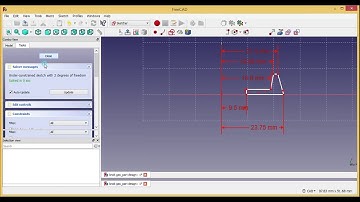 knob plate (using part design) freecad 1.7